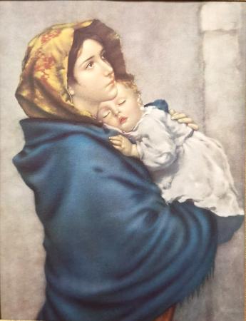 Quadro di  Anonimo Maternità  - mista carta 